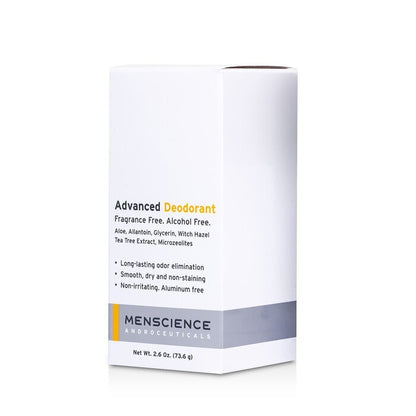 Menscience Advanced Deodorant - Fragrance Free 73.6g/2.6oz