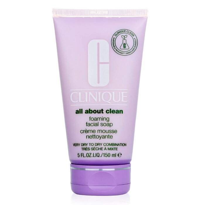 Clinique All About Clean Foaming Facial Soap - Very Dry to Dry Combination Skin 150ml/5oz