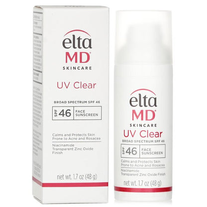 EltaMD UV Clear Facial Sunscreen SPF 46 - For Skin Types Prone To Acne, Rosacea & Hyperpigmentation 48g/1.7oz