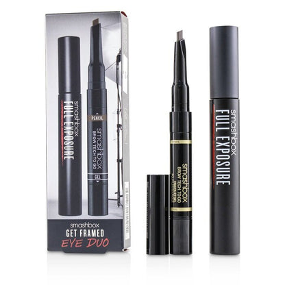 Smashbox Get Framed Eye Duo Set : ( 1x Full Exposure Mascara, 1x Brow Tech To Go) 2pcs