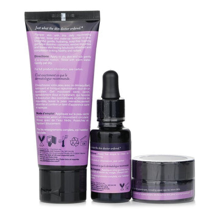 DERMAdoctor Kakadu C Vitamin C Brightening Kit: Daily Cleanser 70ml + 20% Vitamin C Serum 15ml + Eye Souffle 15ml 3pcs