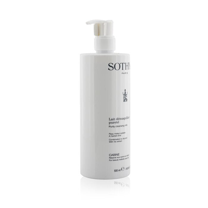 Sothys Purity Cleansing Milk - For Combination to Oily Skin, With Iris Extract (Salon Size) 500ml/16.9oz