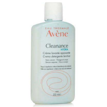 Avene Cleanance HYDRA Soothing Cleansing Cream - For Blemish-Prone Skin Left Dry & Irritated by Treatments 200ml/6.7oz