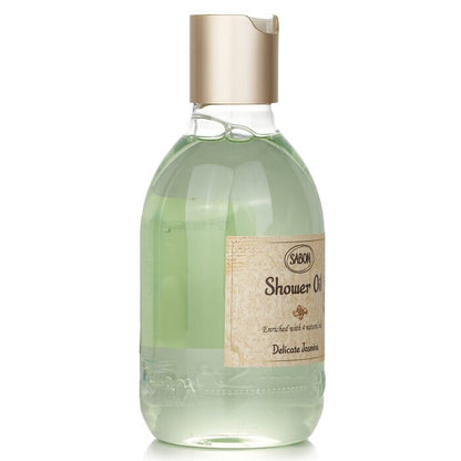 Sabon Shower Oil - Delicate Jasmine (Plastic Bottle) 300ml/10.1oz