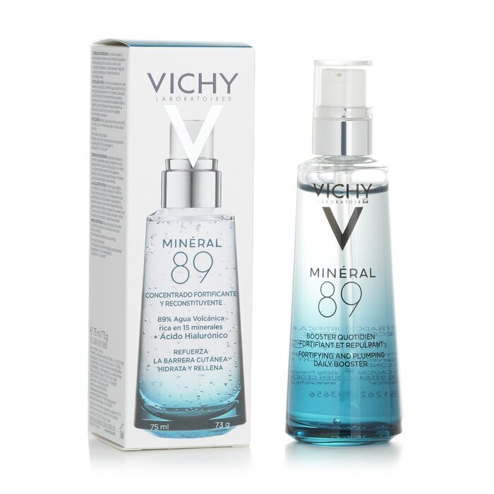 Vichy Mineral 89 Fortifying & Plumping Daily Booster (89% Mineralizing Water + Hyaluronic Acid) 75ml/2.5oz