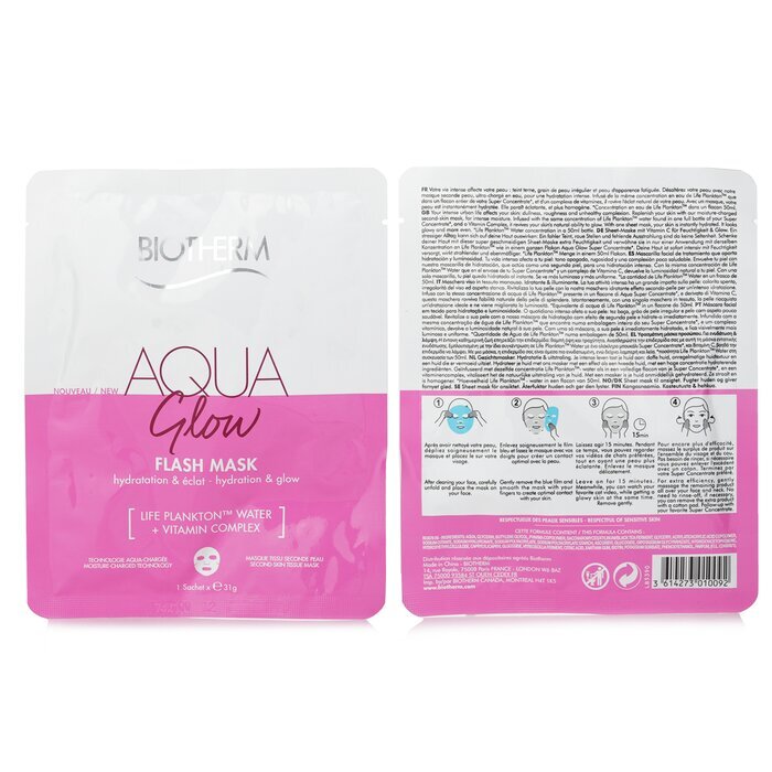 Biotherm Aqua Glow Flash Mask 1sachet