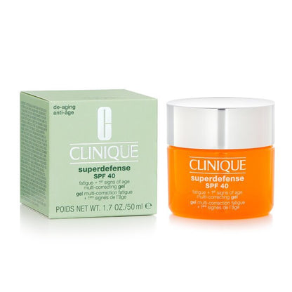 Clinique Superdefense SPF 40 Fatigue + 1st Signs Of Age Multi-Correcting Gel 50ml/1.7oz