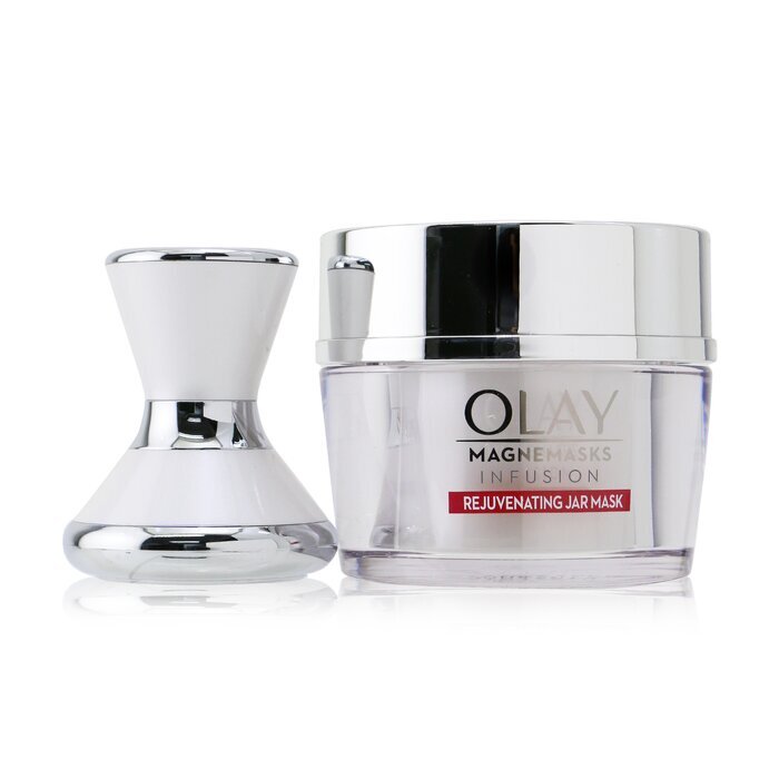 Olay Magnemasks Infusion Rejuvenating Starter Kit - For Fine Lines & Lack Of Firmness :  1x Magnectic Infusfer + 1x Rejuvenating 2pcs