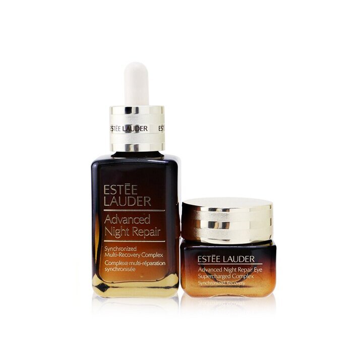 Estee Lauder Advanced Night Repair Set: Synchronized Multi-Recovery Complex 50ml+ Eye Supercharged Complex 15ml 2pcs