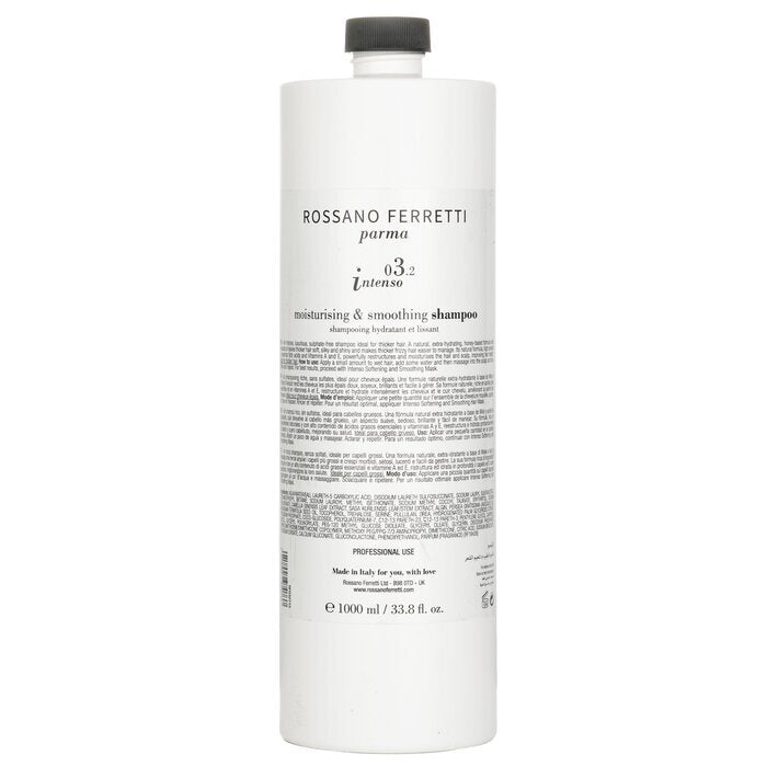 Rossano Ferretti Parma Intenso 03.2 Moisturising & Smoothing Shampoo (Salon Product) 1000ml/33.8oz