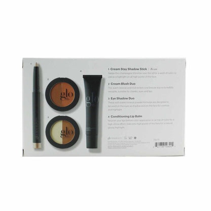 Glo Skin Beauty In The Nudes (Shadow Stick + Cream Blush Duo + Eye Shadow Duo + Lip Balm) - # Backlit Bronze Edition 4pcs+1bag