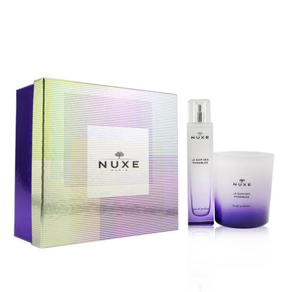 Nuxe Le Soir Des Possibles Coffret: Eau De Parfum Spray 50ml + Scented Candle 140g 2pcs