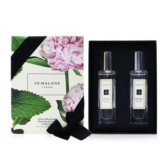 Jo Malone Peony & Blush Suede And Wood Sage & Sea Salt Cologne Duo Set 2x30ml