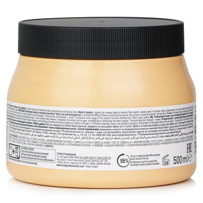 L'Oreal Professionnel Serie Expert - Absolut Repair Gold Quinoa + Protein Instant Resurfacing Mask (For Dry and Damaged Hair) 500ml/16.9oz