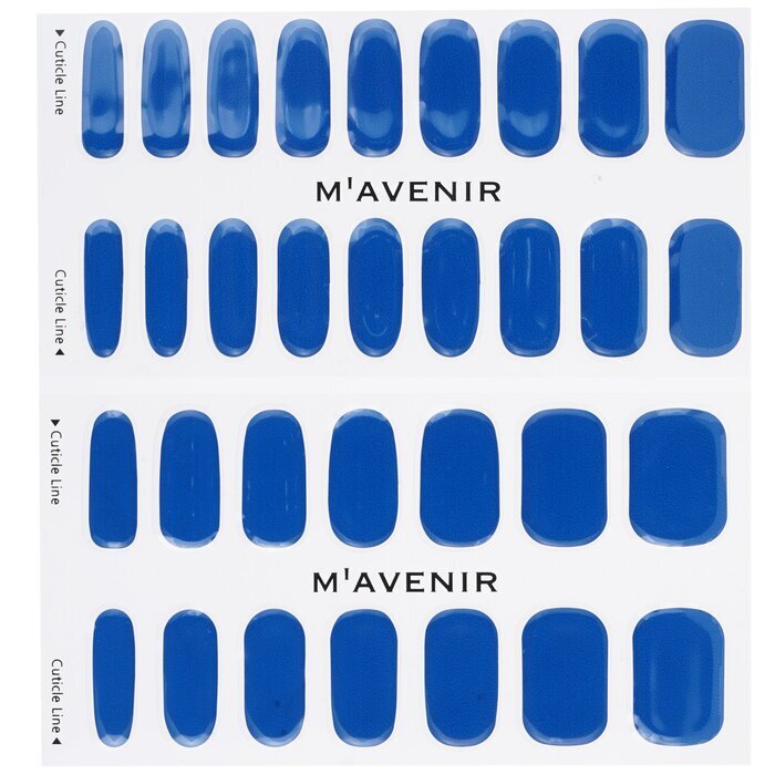 Mavenir Nail Sticker (Blue) - # Classic Navy Nail 32pcs