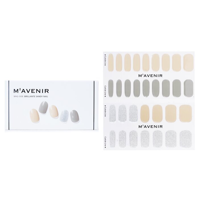 Mavenir Nail Sticker (Assorted Colour) - # Brillante Sandy Nail 32pcs