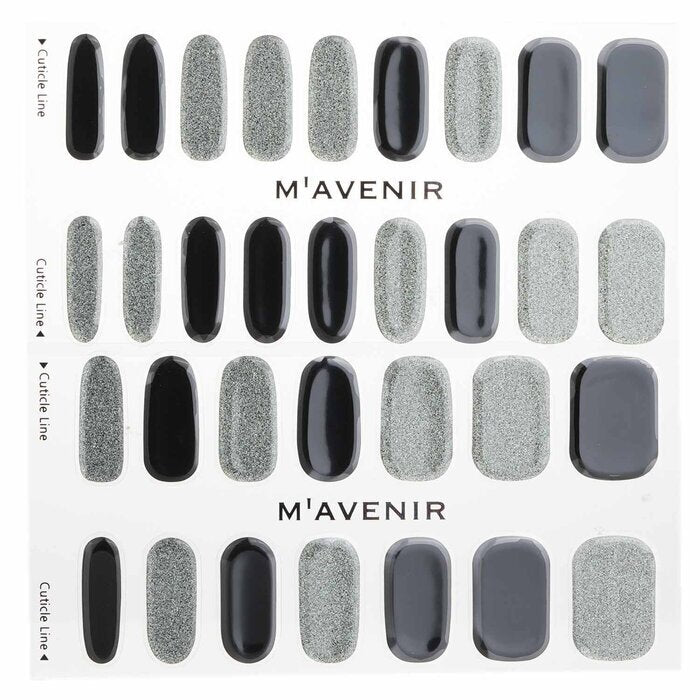 Mavenir Nail Sticker (Assorted Colour) - # Orora With Black Nail 32pcs