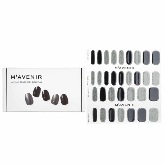 Mavenir Nail Sticker (Assorted Colour) - # Orora With Black Nail 32pcs