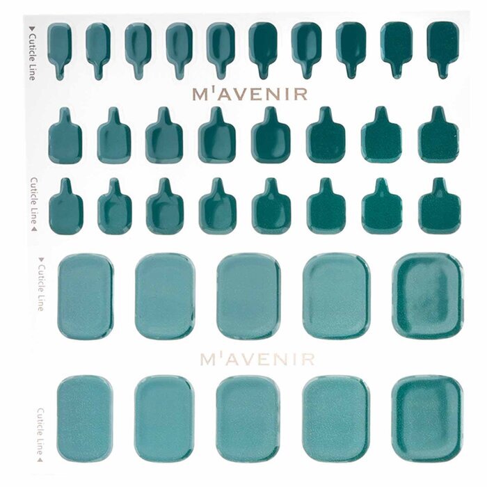 Mavenir Nail Sticker (Green) - # Vintage Mint Pedi 36pcs