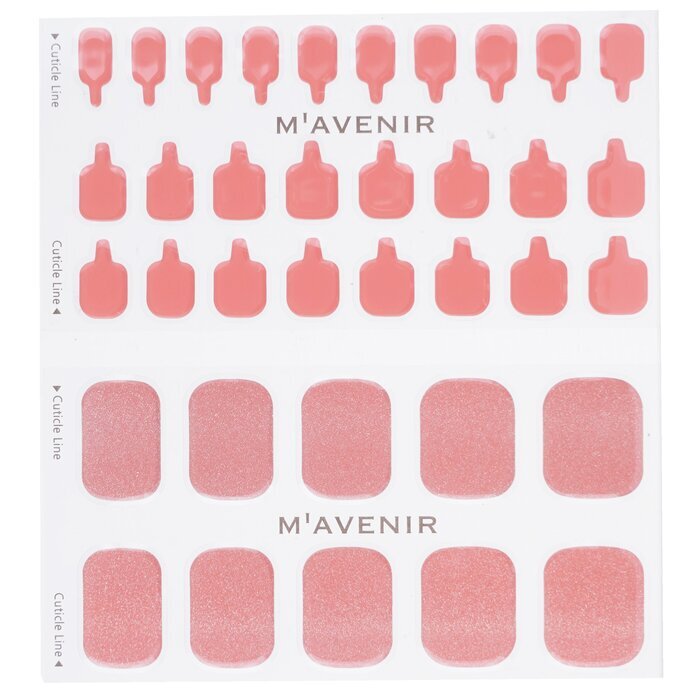 Mavenir Nail Sticker (Pink) - # Salmon Coral Pedi 36pcs