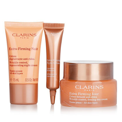 Clarins Extra Firming Set: 3pcs+1bag