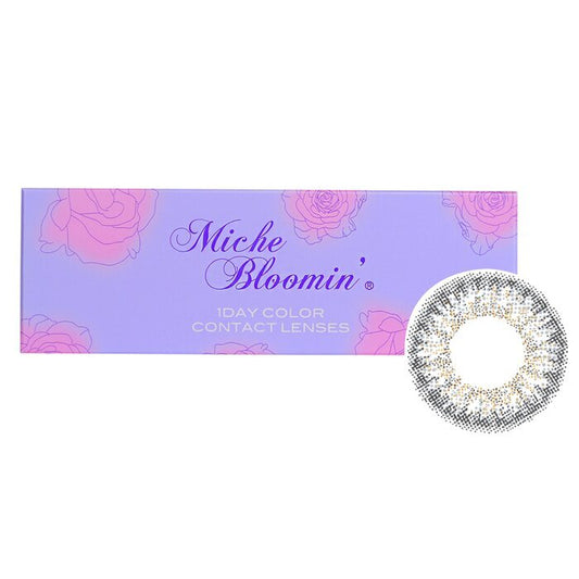 Miche Bloomin' Quarter Veil 1 Day Color Contact Lenses (106 Shell Moon) - - 5.00 10pcs