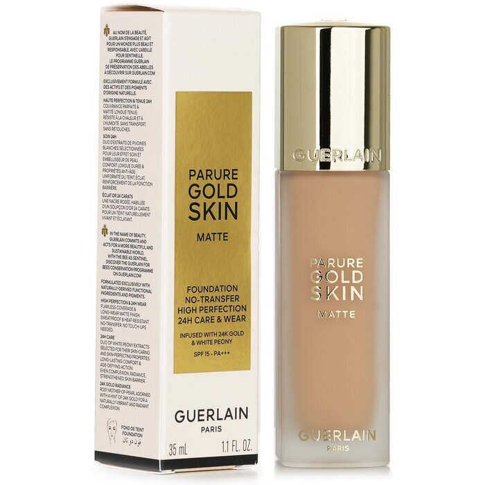 Guerlain Parure Gold Skin Matte Foundation SPF15 - # 2W Warm 35ml/1.1oz