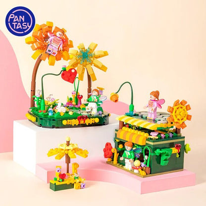 Pantasy Magical Jungle Series - The Wizard of Flowers Building Bricks Set 15*13*22cm