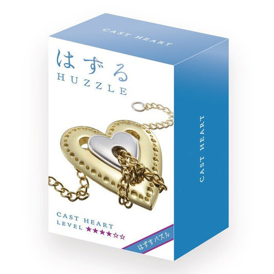 Broadway Toys Hanayama | Heart Hanayama Metal Brainteaser Puzzle Mensa Rated Level 4 75*119*45 mm