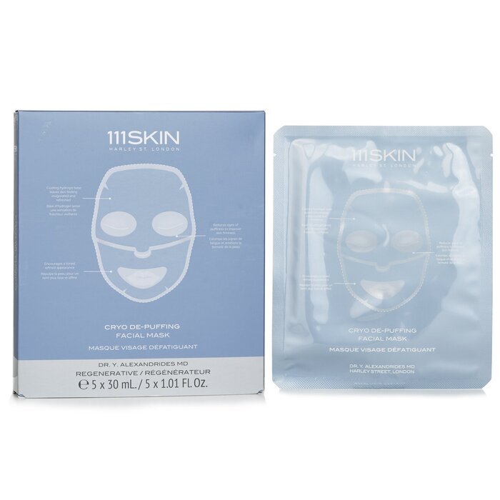 111skin Cryo De-Puffing Facial Mask 5x30ml/5x1.01oz