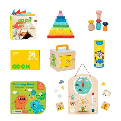 Tooky Toy Co 36m+ Educational Box 32x27x18cm