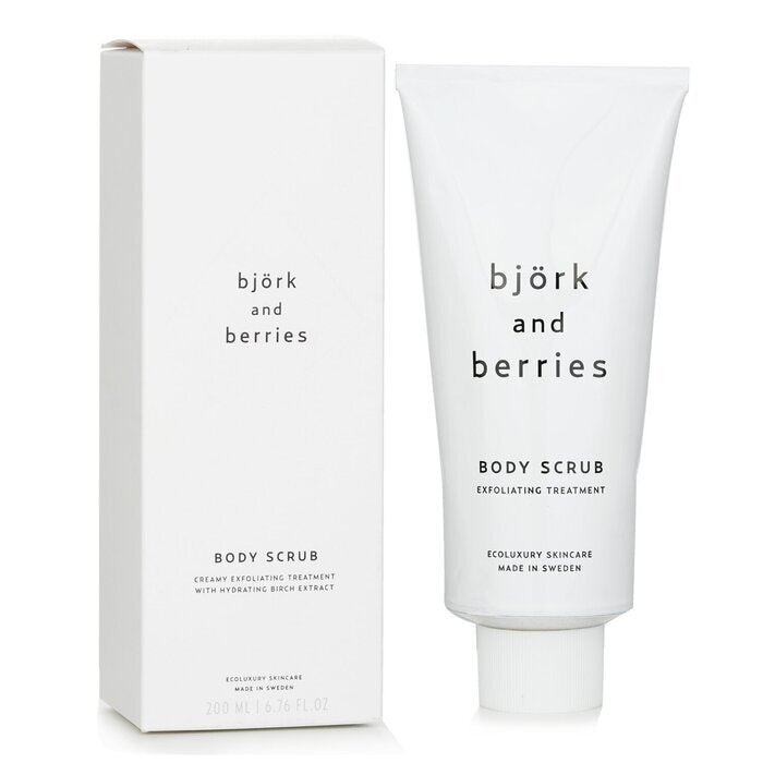 Bjork & Berries Body Scrub Creamy Exfoliating Treatment 200ml/6.76oz