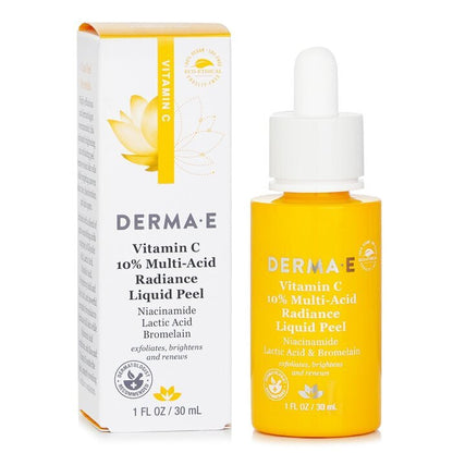 Derma E Vitamin C 10% Multi-Acid Radiance Liquid Peel 30ml/1oz