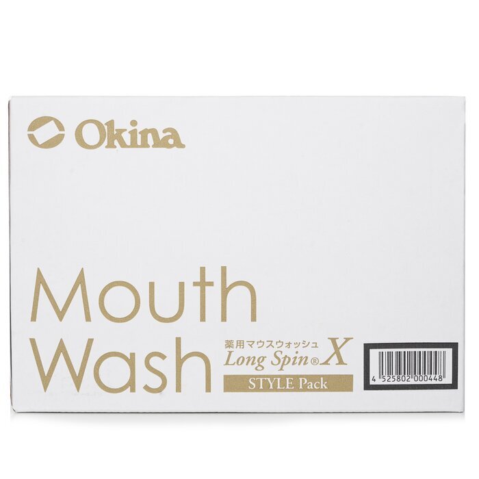 Okina Mouthwash Long Spin-Mint(Blue) - 14ml x 100 Capsules 14ml x 100pcs