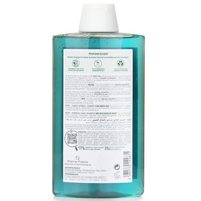 Klorane Shampoo With Organic Mint (Detox Normal Hair) 400ml/13.5oz