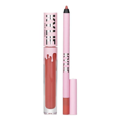 Kylie By Kylie Jenner Matte Lip Kit: Matte Liquid Lipstick 3ml + Lip Liner 1.1g - # 801 Queen 2pcs