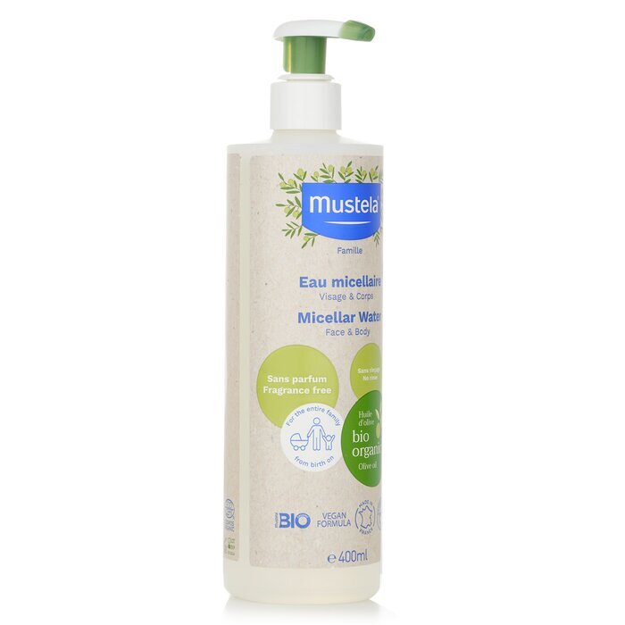 Mustela Bio Organic Micellar Water (For Face & Body) 400ml