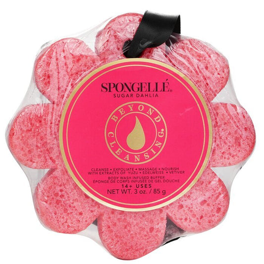 Spongelle Wild Flower Soap Sponge - Sugar Dahlia (Red) 1pc/85g