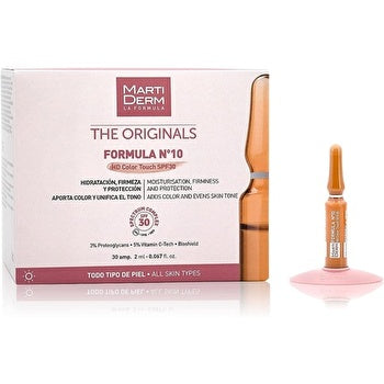 Martiderm The Originals Formula Nº10 HD Color Touch Ampoules SPF 30 30x 2ml